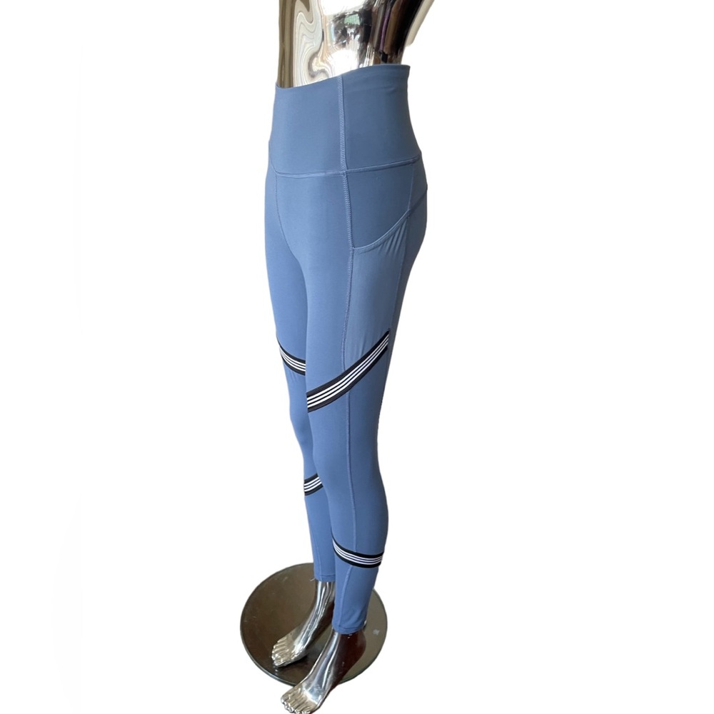 Adidas Blue Climalite Leggings with Pocket